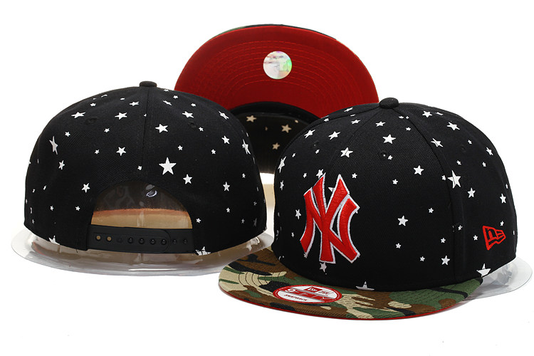 MLB New York Yankees NE Snapback Hat #177
